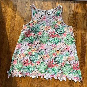 INARI multi colored floral top in size Small.